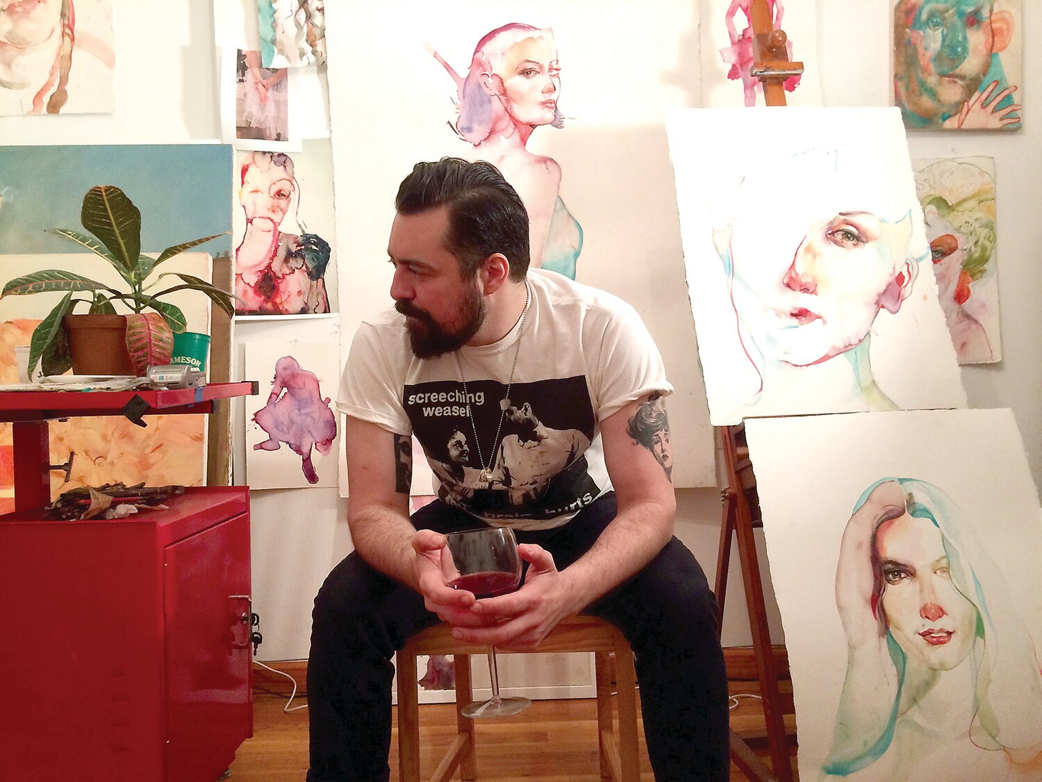 Brooklyn artist Dan Sabau